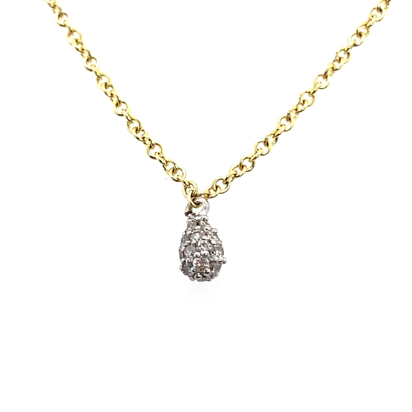 Diamond Teardrop Necklace