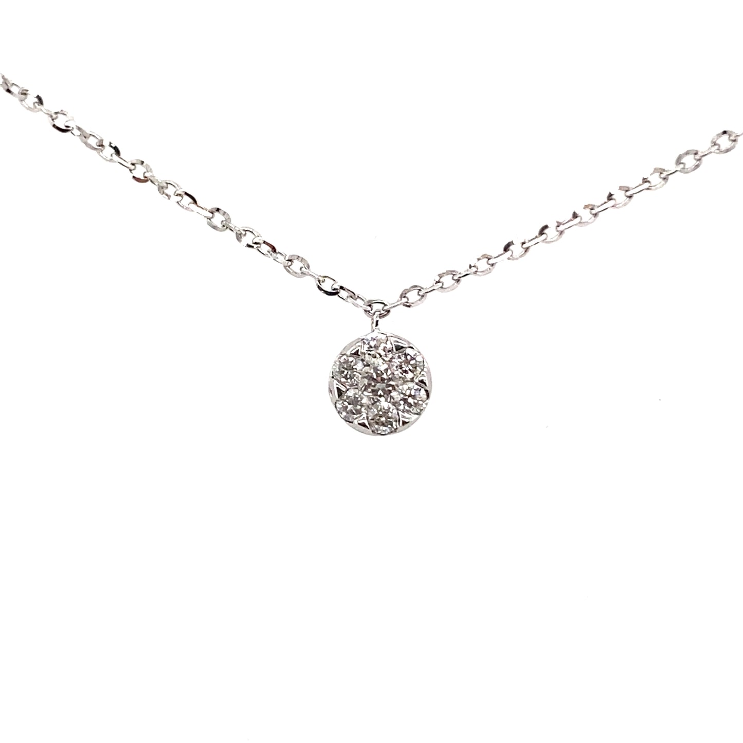 Round Diamond Necklace