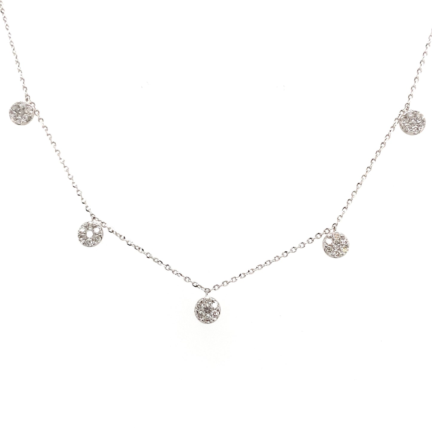 Round Diamond Necklace