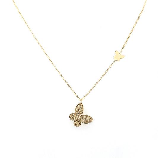 Gold Butterfly Necklace