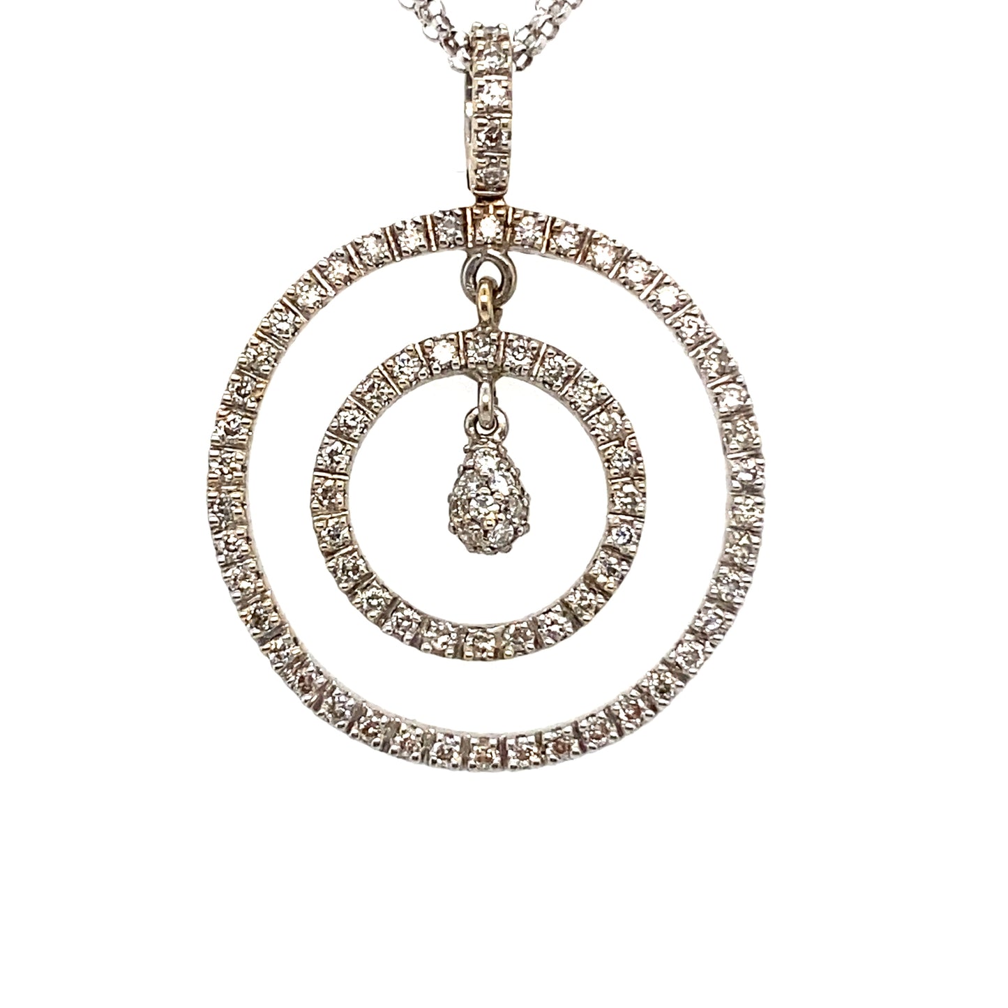 Diamond Circle Necklace