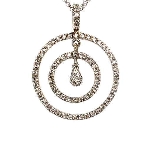 Diamond Circle Necklace