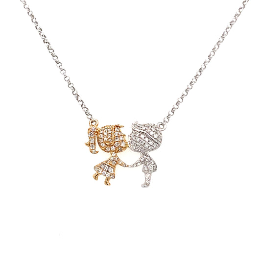 Diamond Children Necklace