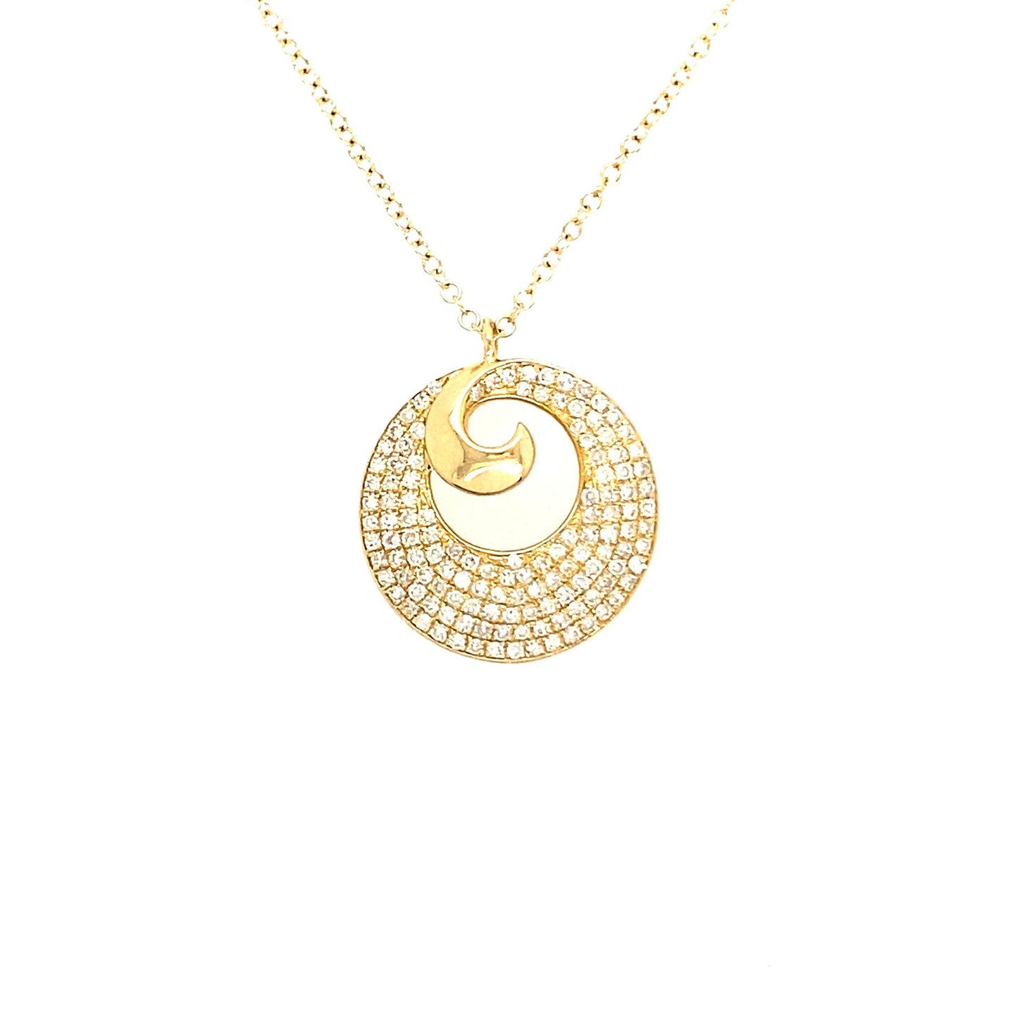 Diamond Circle Necklace